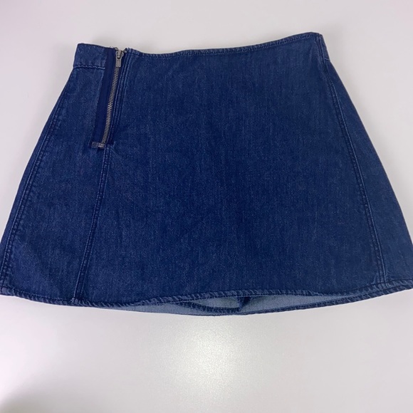 Zara Pants - Zara I Denim Skort W/ Side Zipper Small